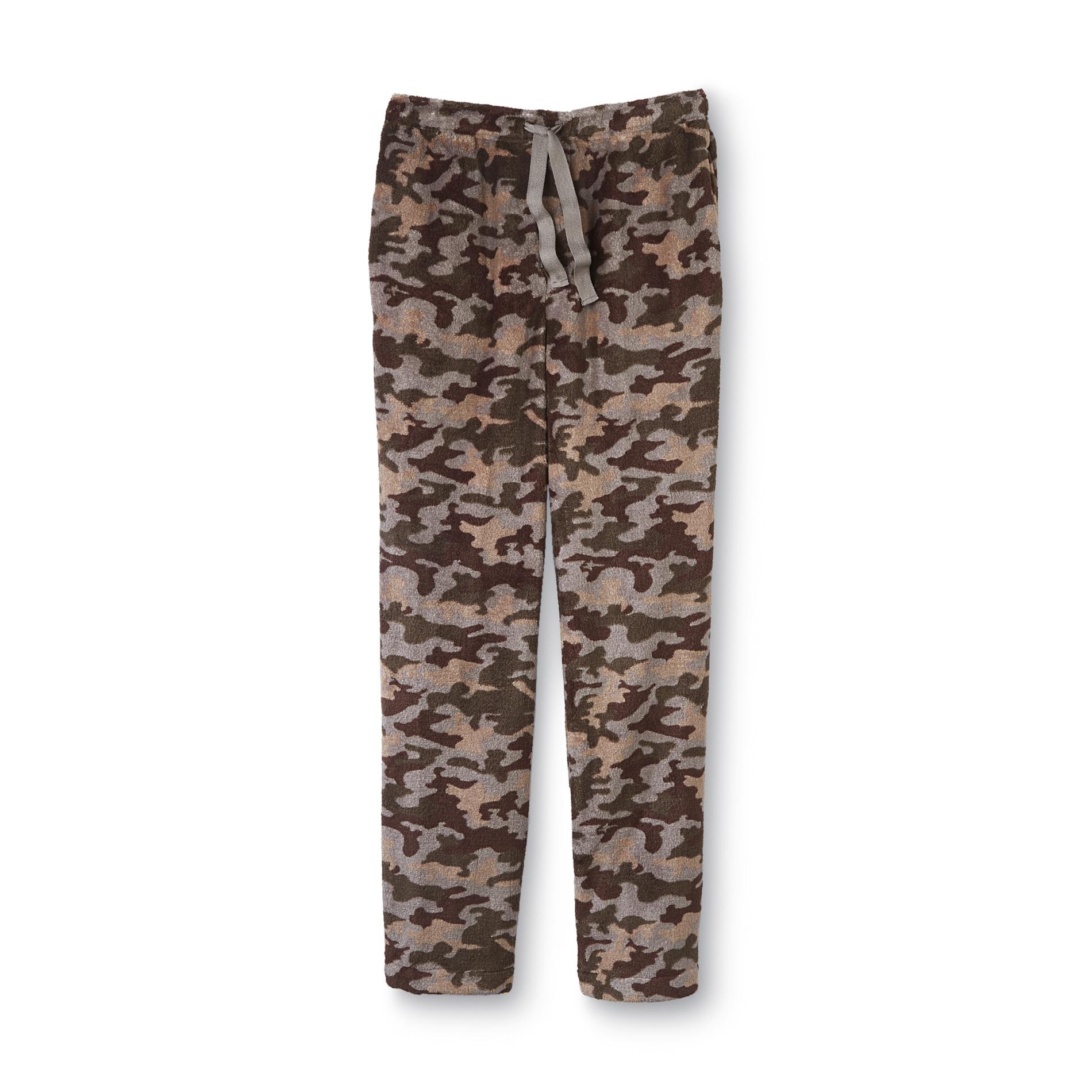 Joe Boxer Men's Plush Pajama Pants - Camouflage