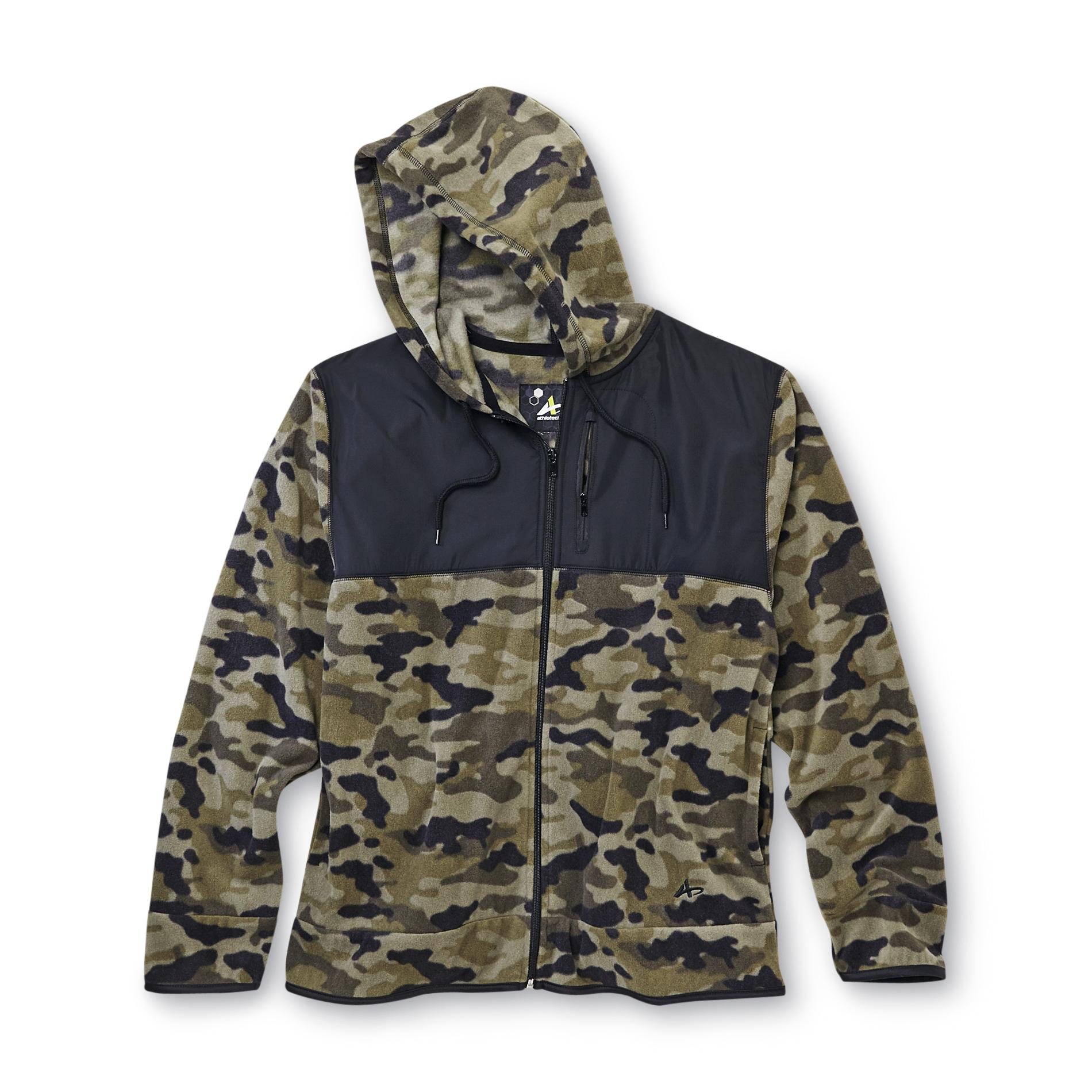 Athletech Men's Fleece Hoodie Jacket - Camouflage