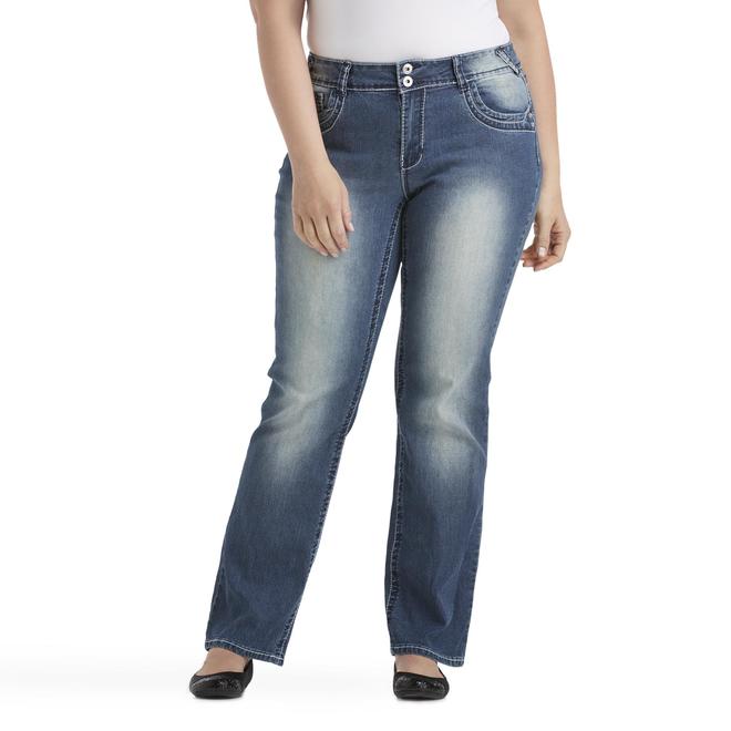 Angels Women's Plus Bootcut Jeans