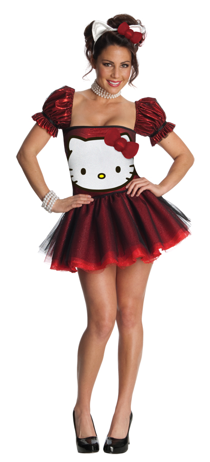 Women&#8217;s Hello Kitty Red Halloween Costume