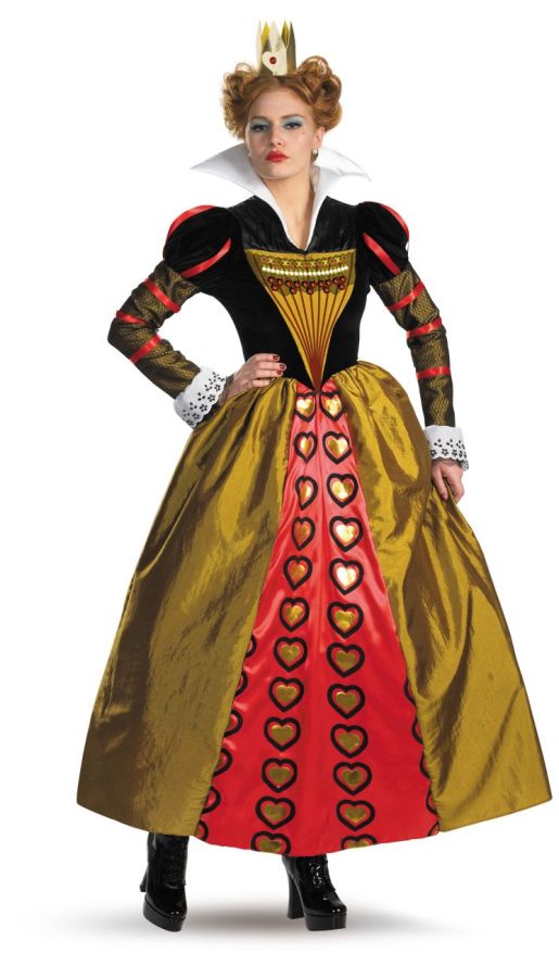 Women&#8217;s Red Queen Movie Deluxe Halloween Costume
