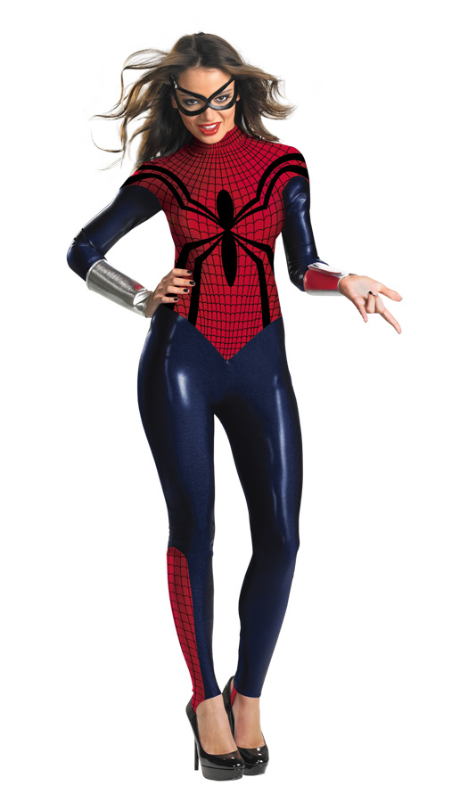 Women&#8217;s Spider-Girl Bodysuit Halloween Costume