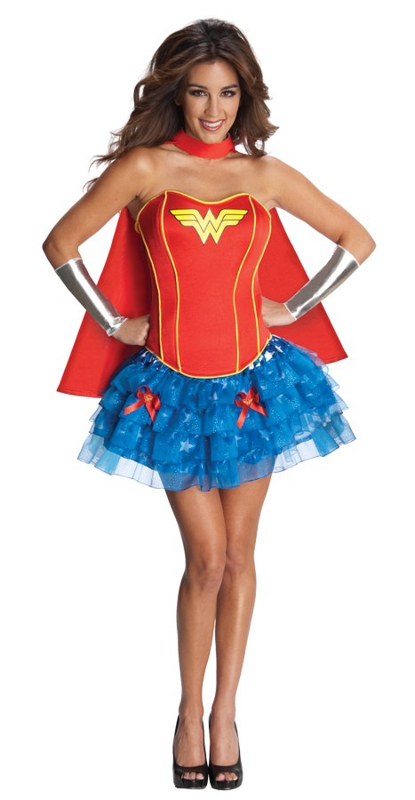 Women&#8217;s Wonder Woman Flirty Halloween Costume