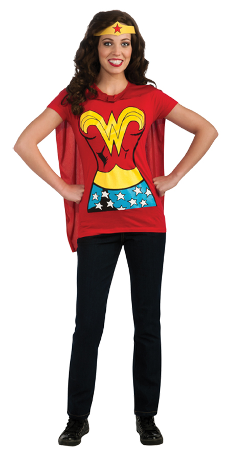 Women's Wonder Woman Shirt Halloween Costume