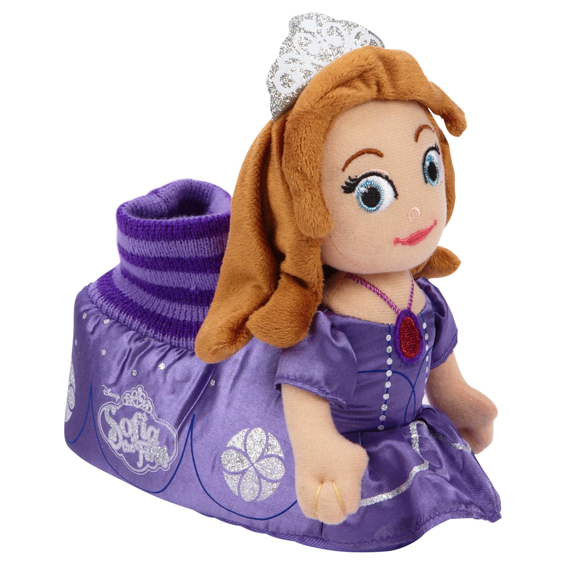 Disney Toddler Girls' Sophia Purple Socktop Slipper