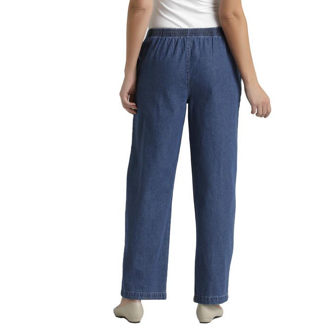 Basic Editions Women's Relaxed-Fit Jeans