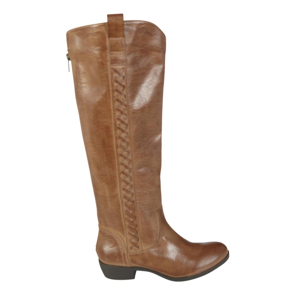 I Love Comfort Women's Fashion Riding Boot Crossings - Luggage Brown - Extended Calf