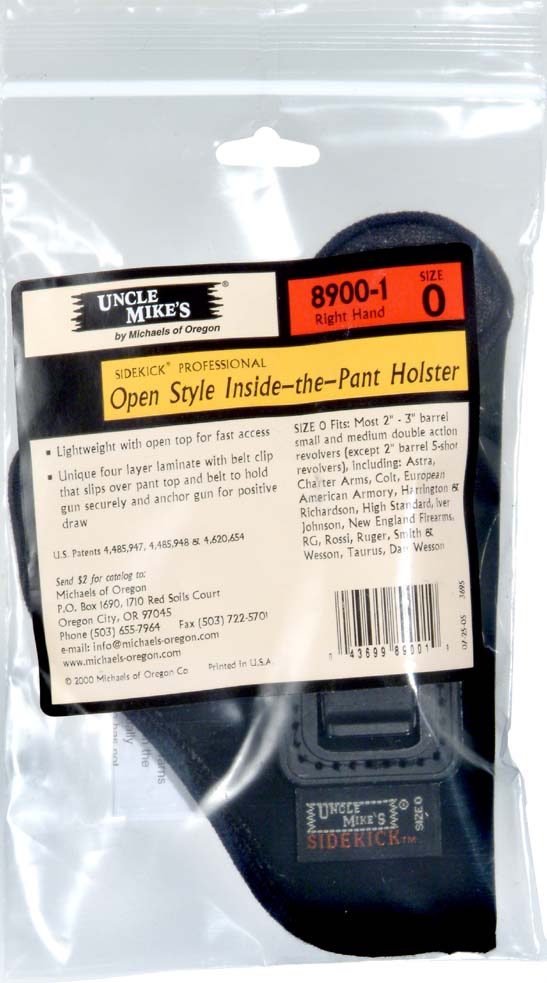 Uncle Mikes Inside-the-Pant Holster - #0 Right Hand