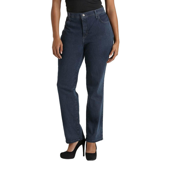 LEE Women's Plus Classic Fit Straight Leg Jeans