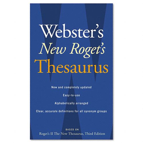 Houghton Mifflin HOU1020958 Webster's New Roget's Thesaurus Office Edition