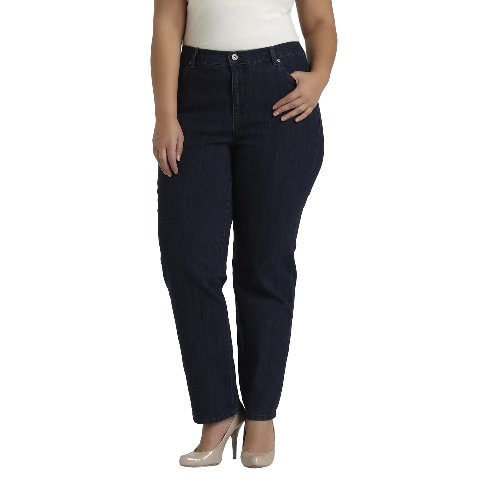 Gloria Vanderbilt Women's Plus Amanda Tapered Jeans