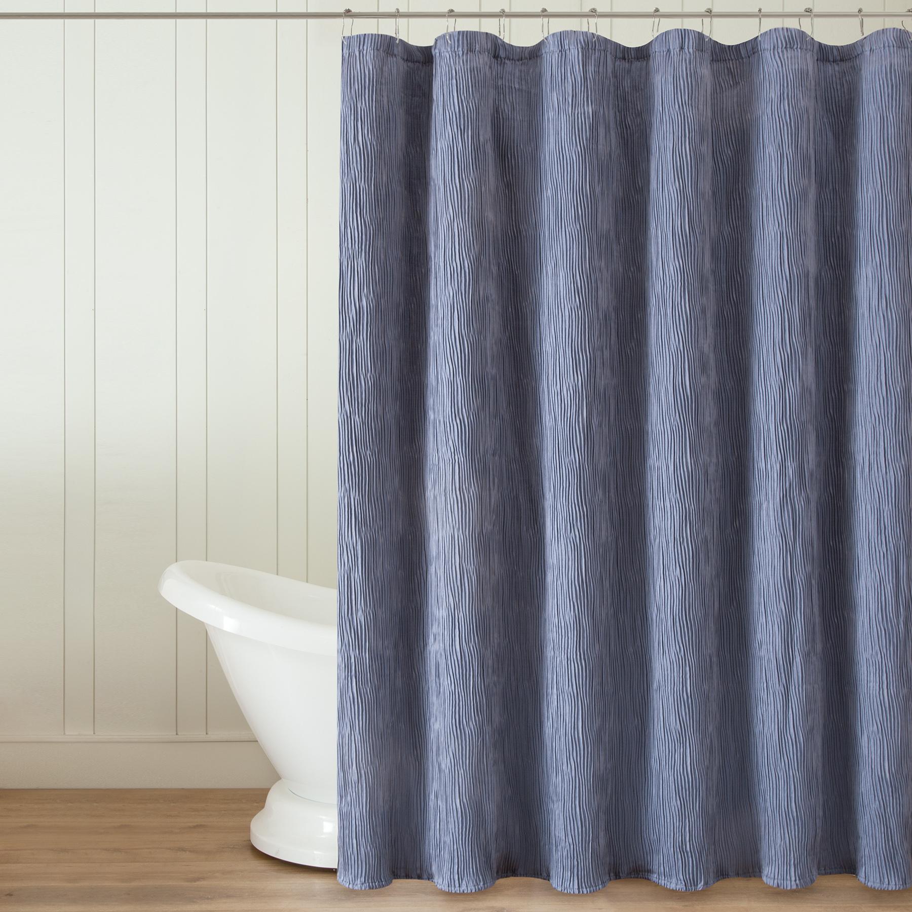 Cannon Crinkled Shower Curtain