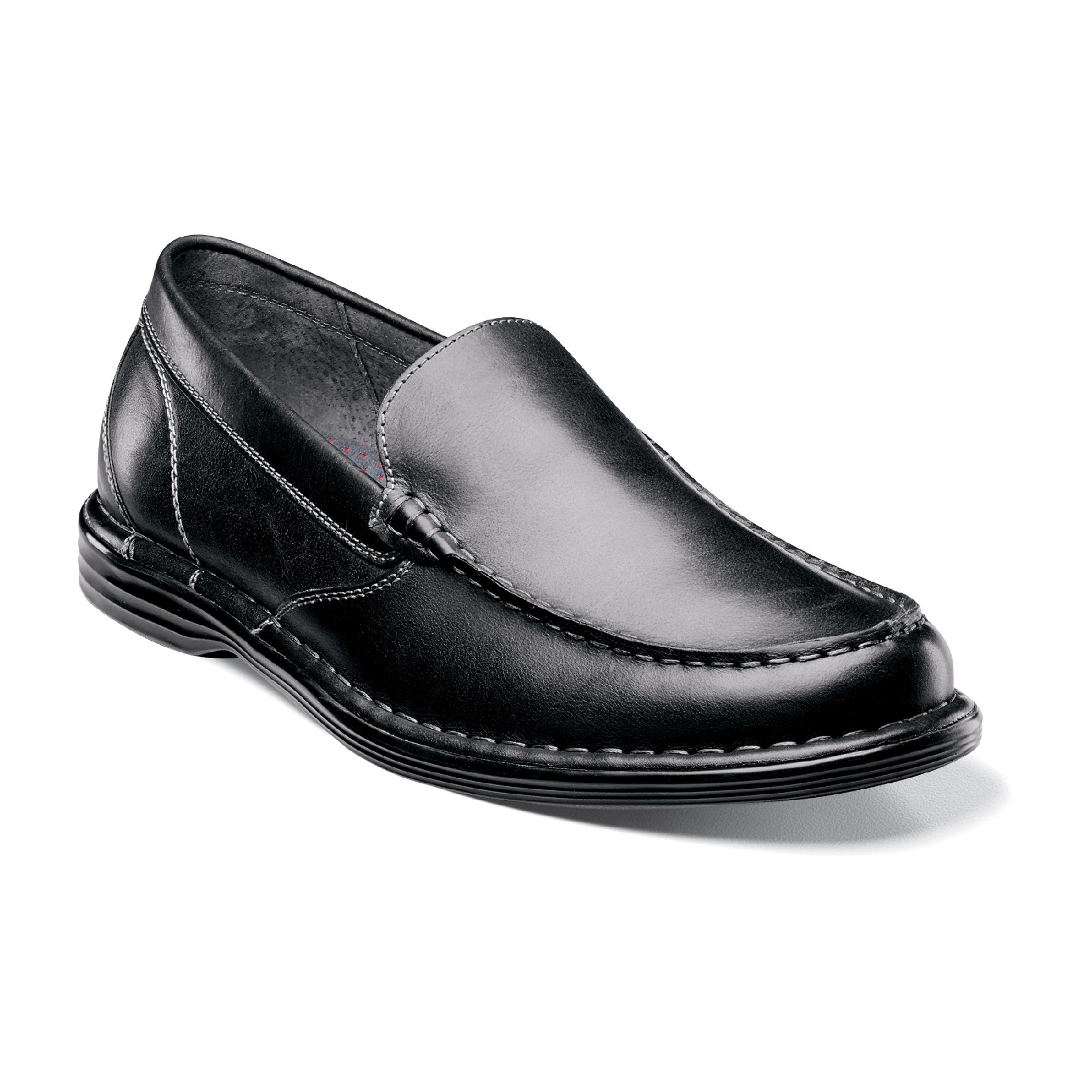 Nunn Bush Men's Loafer Stellan Medium and Wide Width - Black
