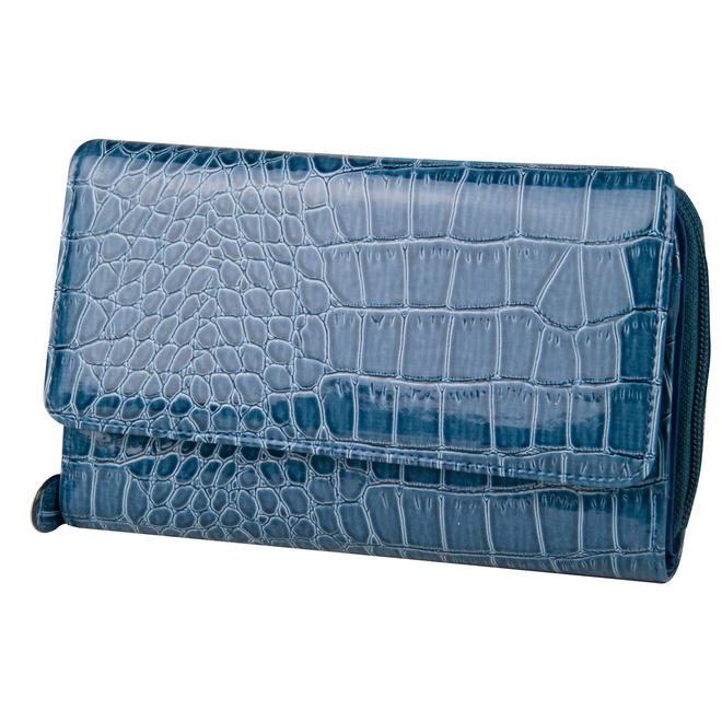 Mundi Women's Big Fat Wallet Organizer Mock Croc