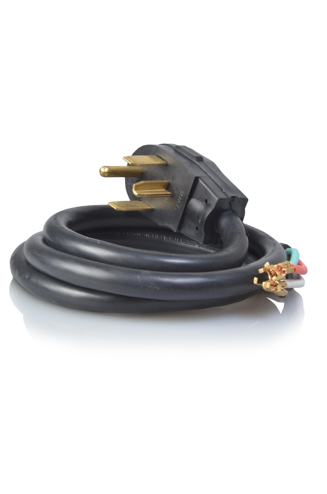 Dryer Replacement Parts >> Kenmore 15001 4-Prong 5' Round Dryer Cord – Black Dryer Replacement Parts >> Kenmore 15001 4-Prong 5' Round Dryer Cord – Black