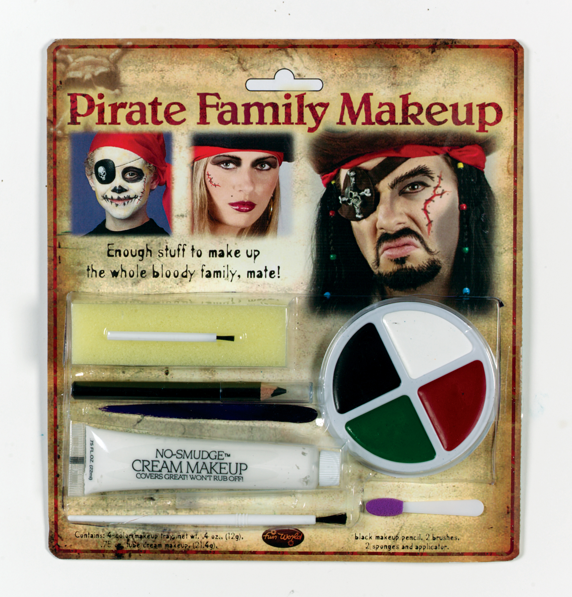Pirate Character Halloween Makeup