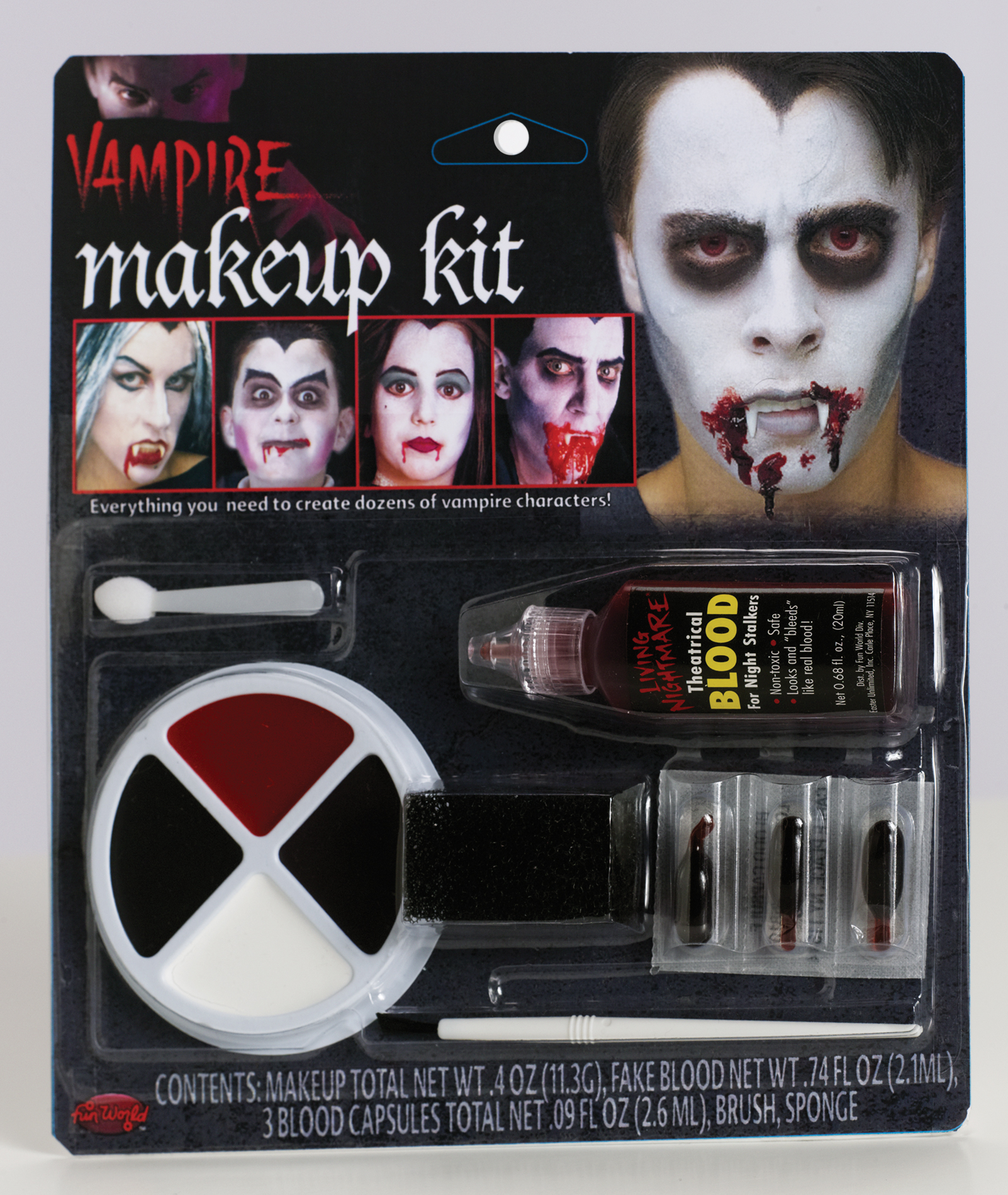 Vampire Character Halloween Makeup Kit