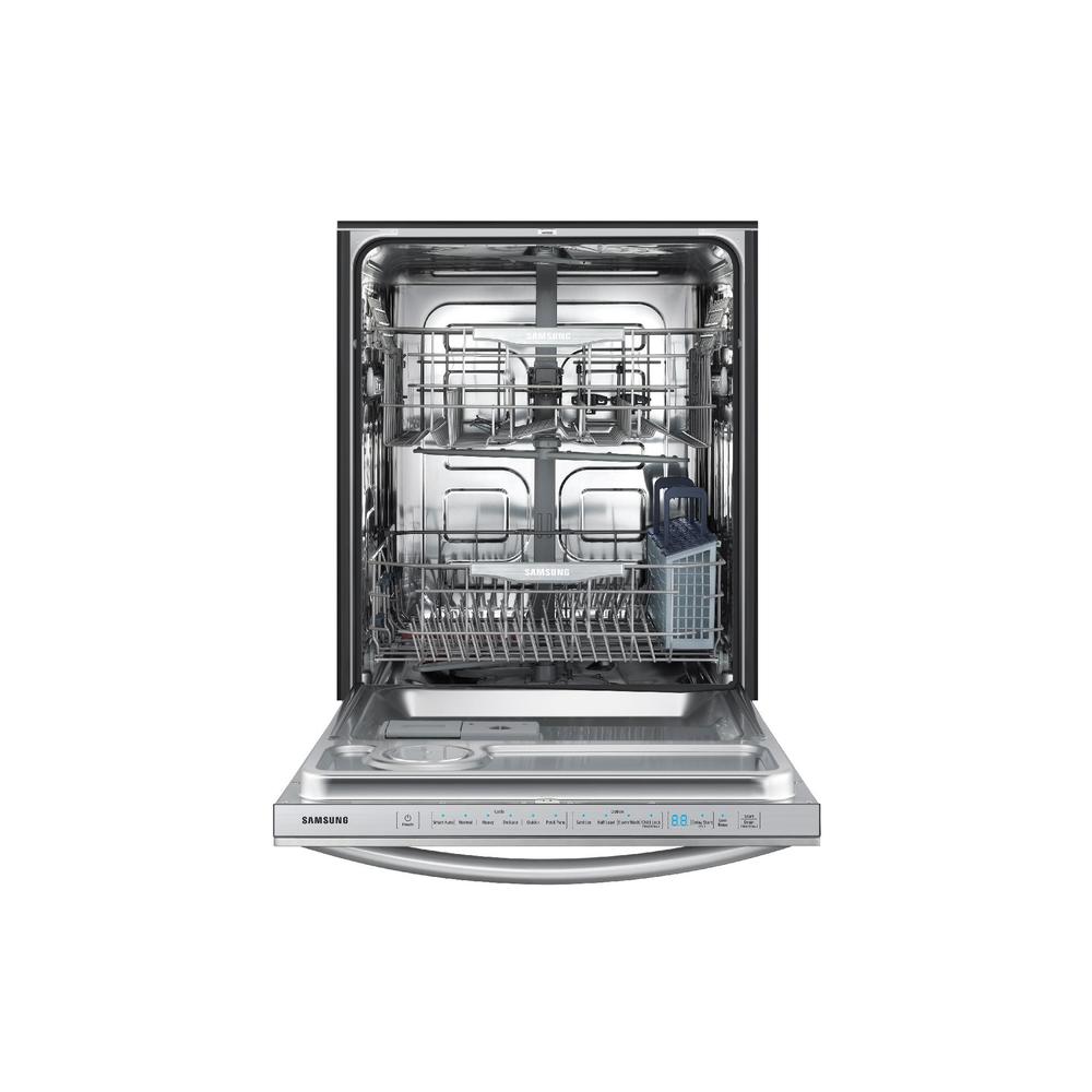 Samsung DW80F800UWS 24" BuiltIn Dishwasher w/ Stainless Steel Tub Stainless Steel