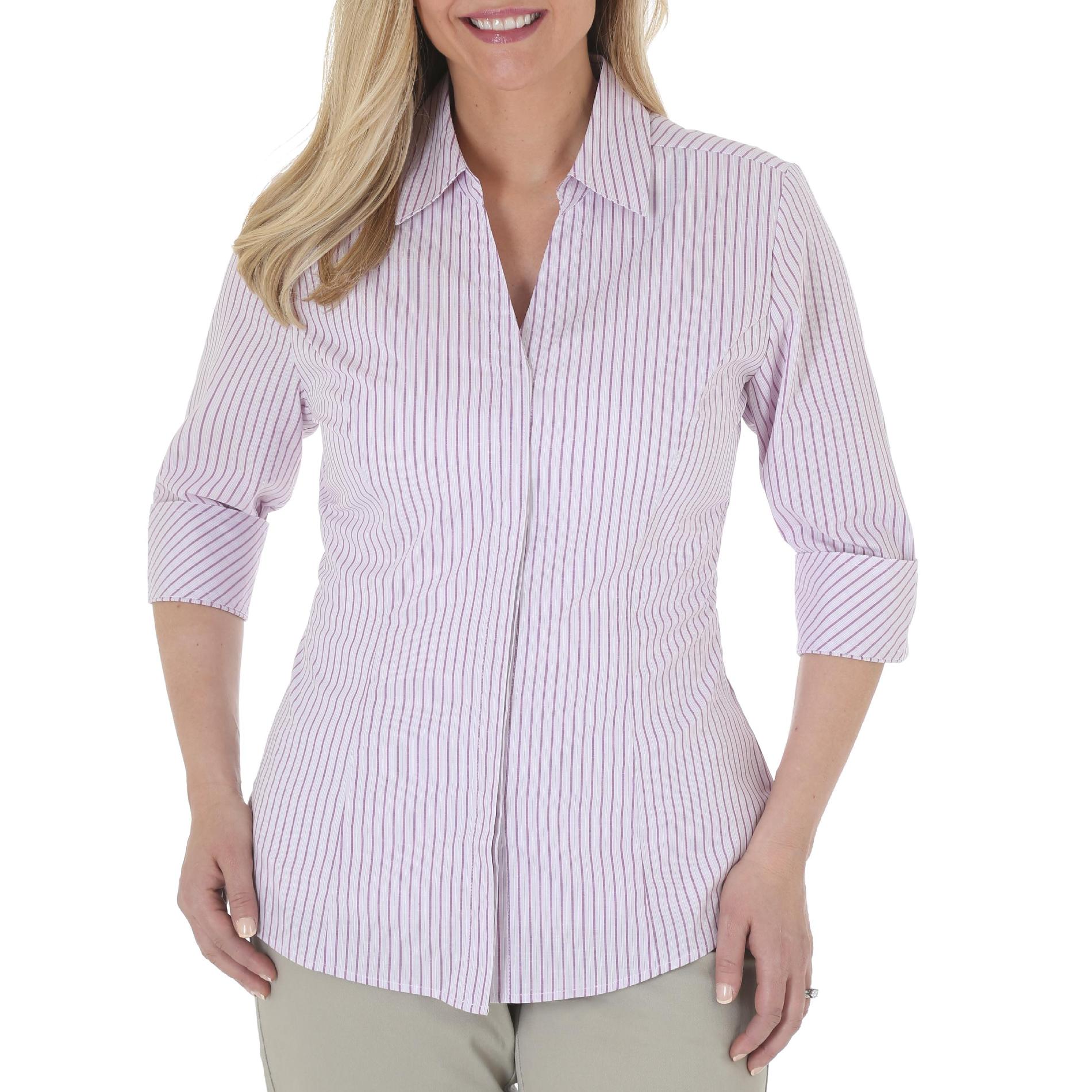 Riders by Lee Women's Woven Shirt - Striped