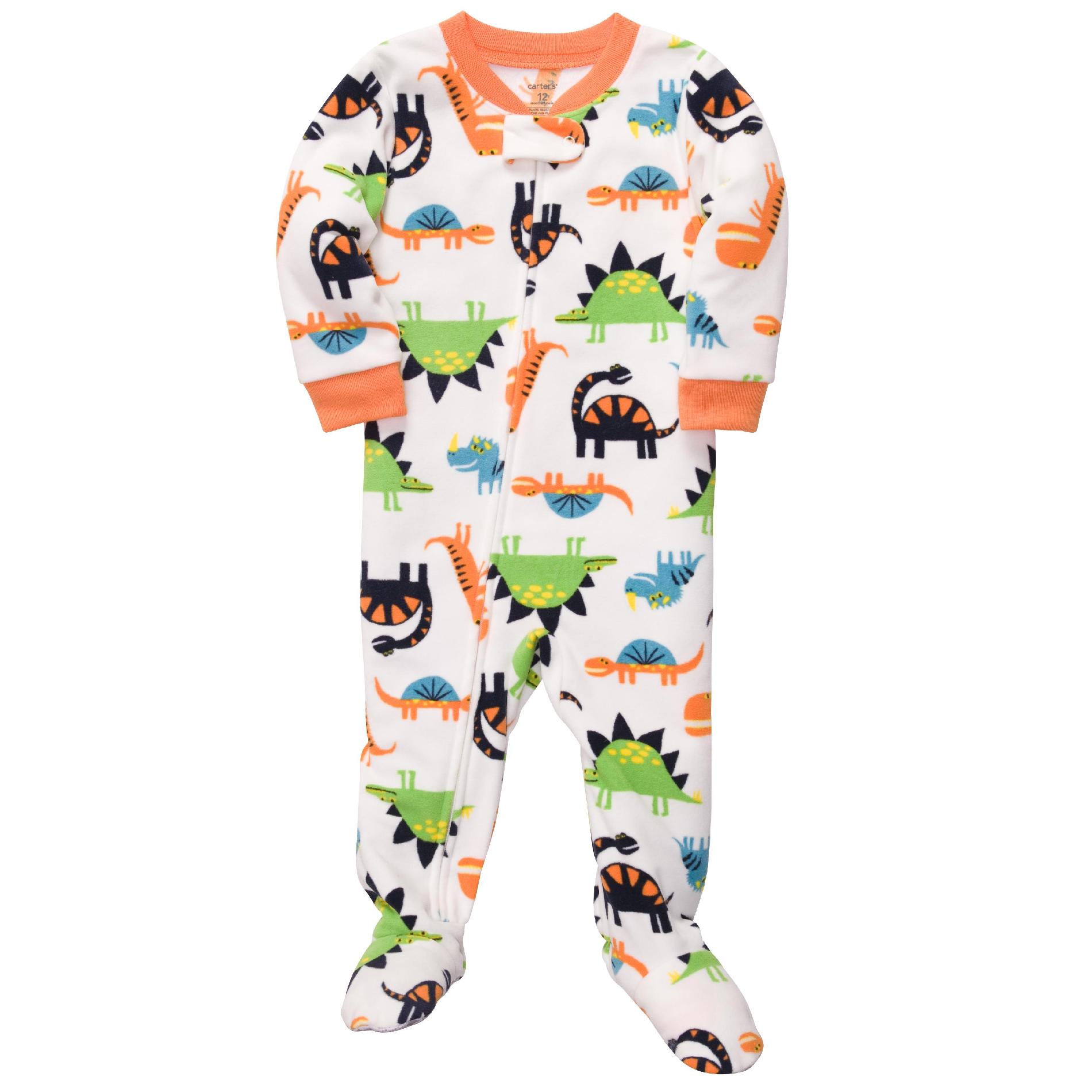 Carter's Infant & Toddler Boy's Fleece Sleeper Pajamas - Dinosaurs