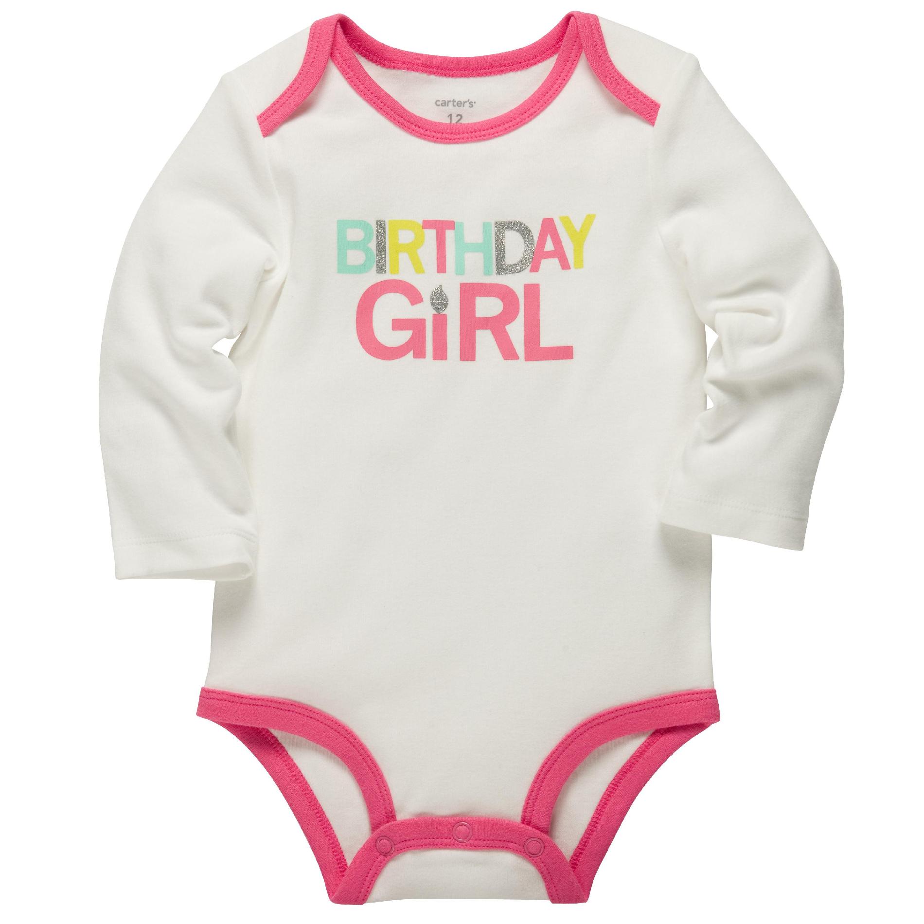 Carter's Infant Girl's Bodysuit - Birthday Girl