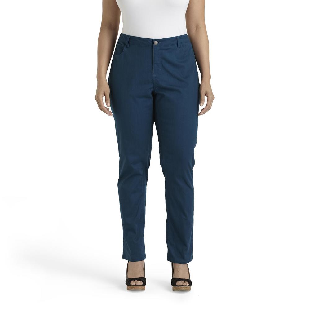Beverly Drive Women's Plus Colored Jeans