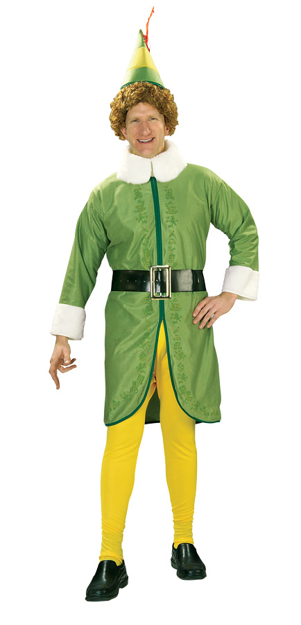 Men&#8217;s Buddy The Elf Halloween Costume Size: One Size Fits Most