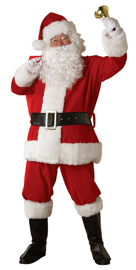 Men&#8217;s Santa Plush Regency Christmas Costume Size: XL