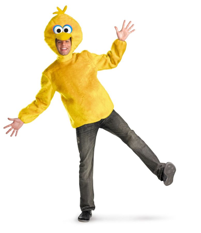 Men&#8217;s Sesame Street Big Bird Halloween Costume Size: XL