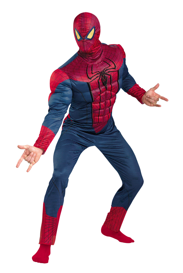 Men&#8217;s Spider-Man Classic Muscle Halloween Costume Size: XXL
