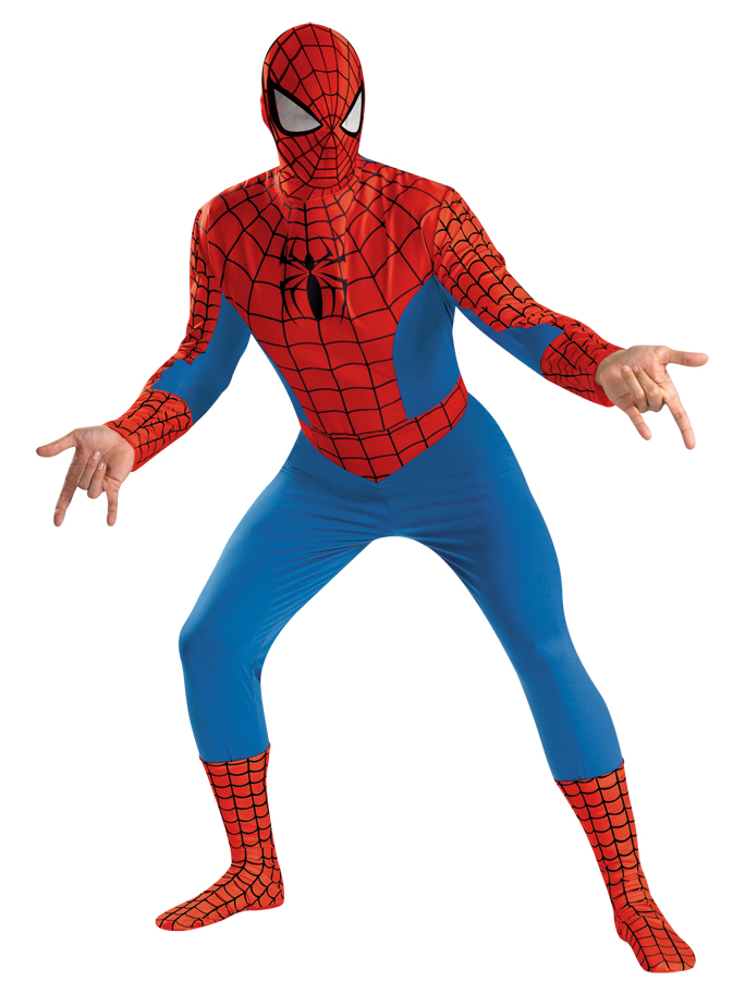 Men’s Spider Man Deluxe Halloween Costume Size XXL   Seasonal