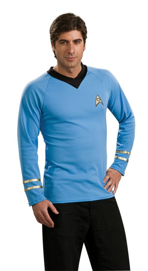 Men&#8217;s Star Trek Classic Blue Halloween Costume