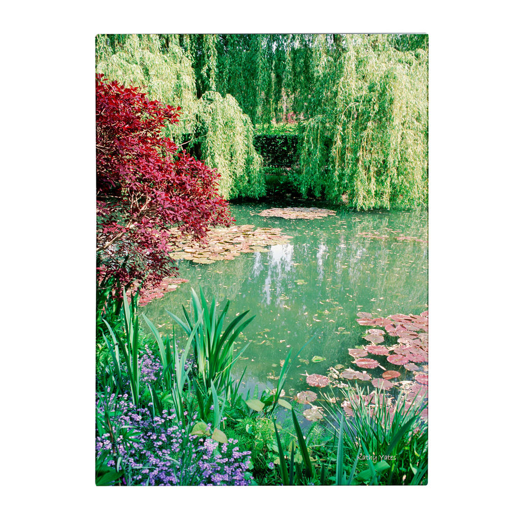 Trademark Global Kathy Yates 'Monet's Lily Pond 2' Canvas Art