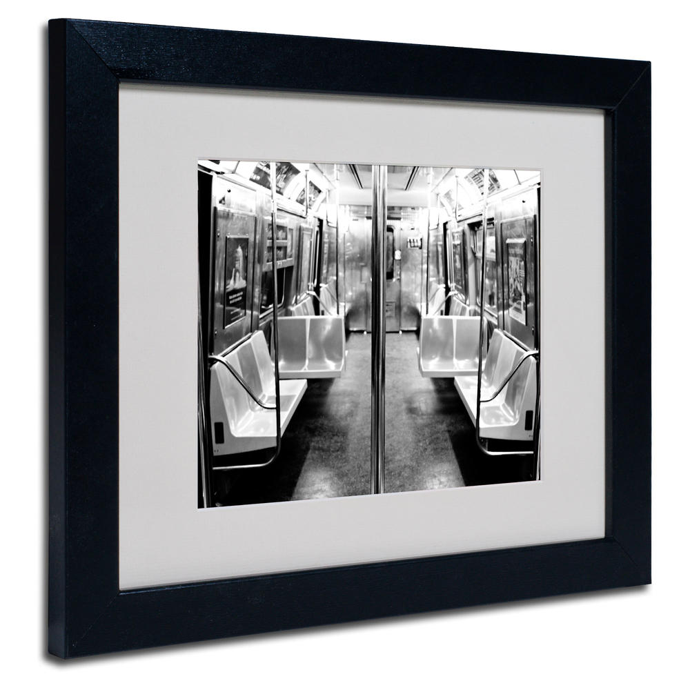 Trademark Global Ariane Moshayedi 'Subway Car' Matted Framed Art