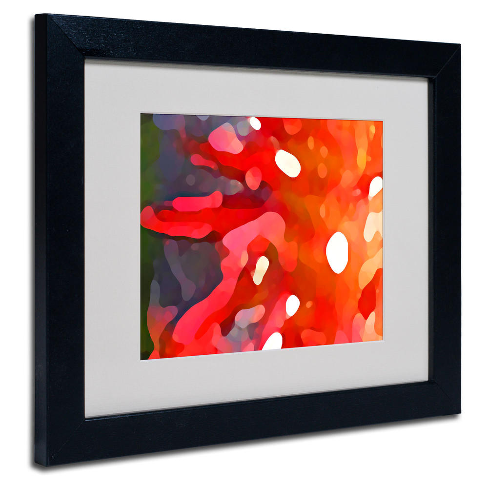 Trademark Global Amy Vangsgard 'Red Sun' Matted Framed Art