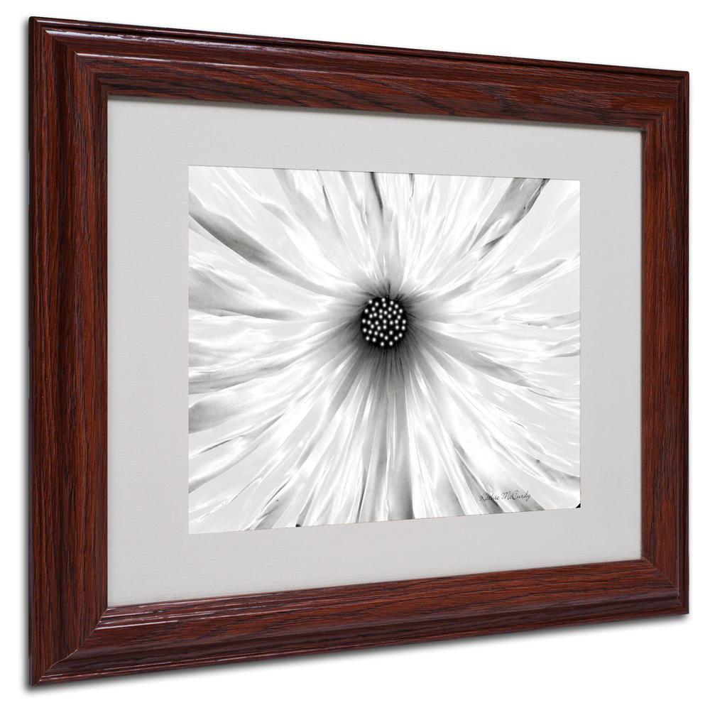 Trademark Global Kathie McCurdy 'White Garden' Matted Framed Art
