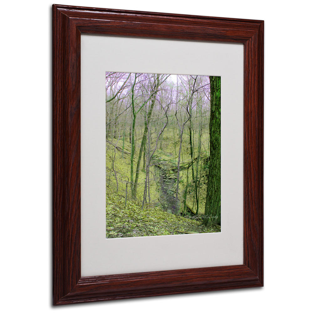 Trademark Global Kathie McCurdy 'Surreal Woods' Matted Framed Art
