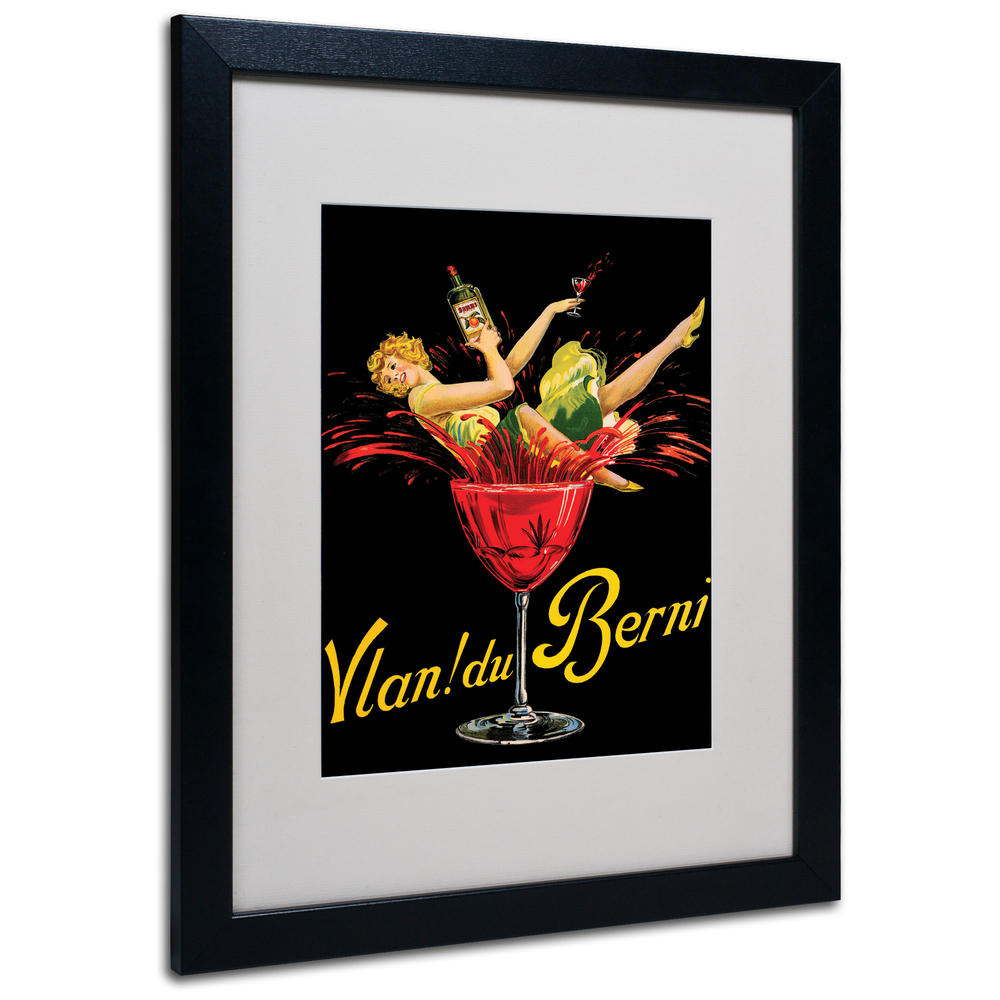Trademark Global Vlan du Berni' 11" x 14" Matted Framed Art