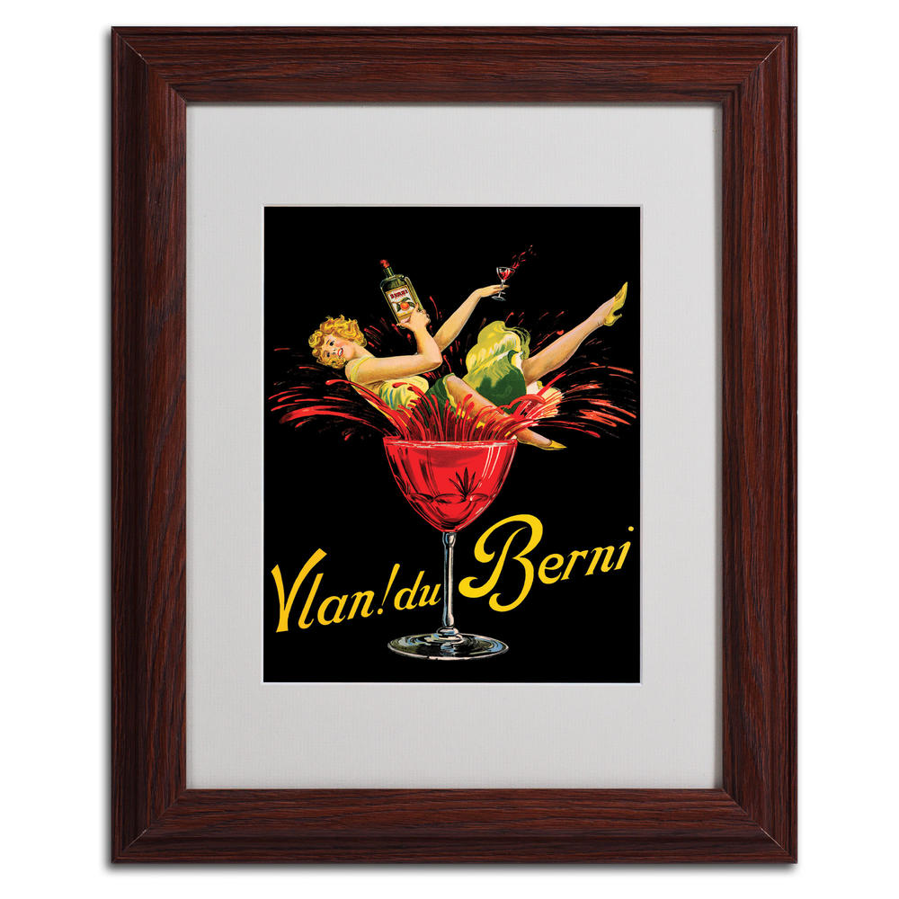 Trademark Global Vlan du Berni' 8" x 10" Matted Framed Art