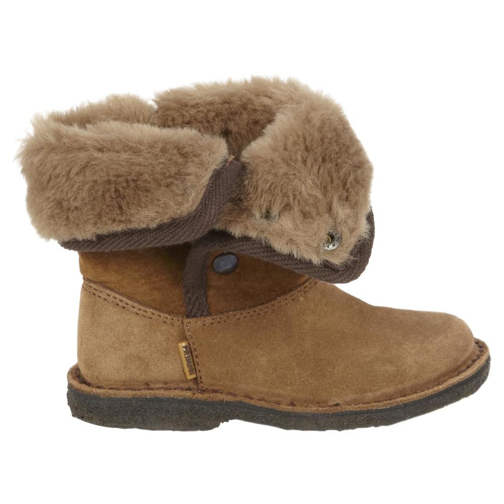 Primigi Toddler Girl's Faux Fur Fashion Boot Juci - Brown