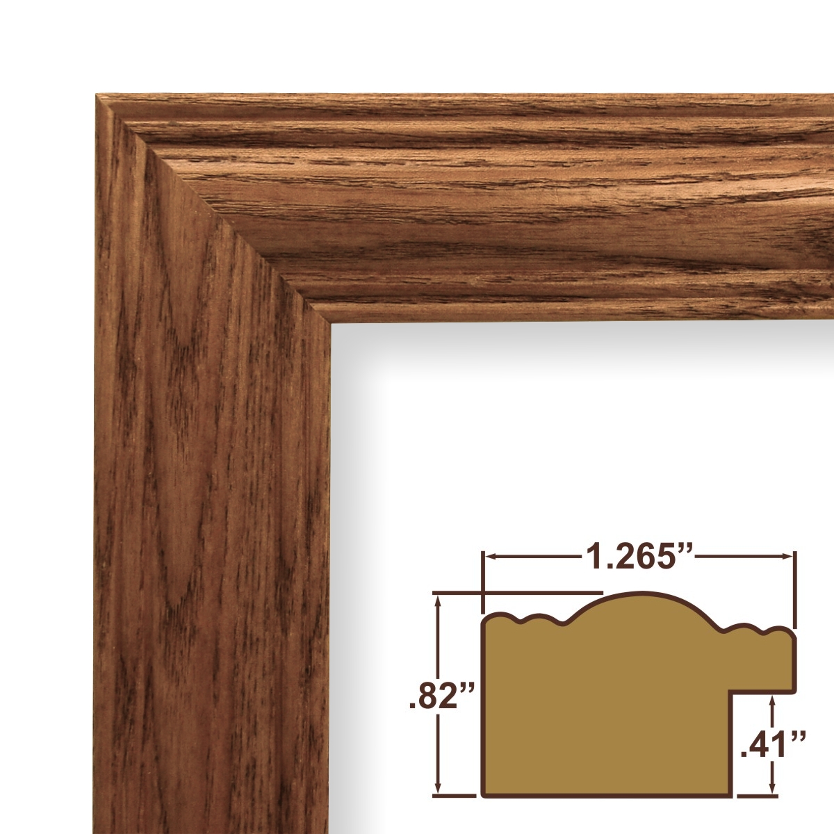 Craig Frames Inc Traditional Solid Wood Frame (440), River Grey Craig Frames Inc Traditional Solid Wood Frame (440), River Grey