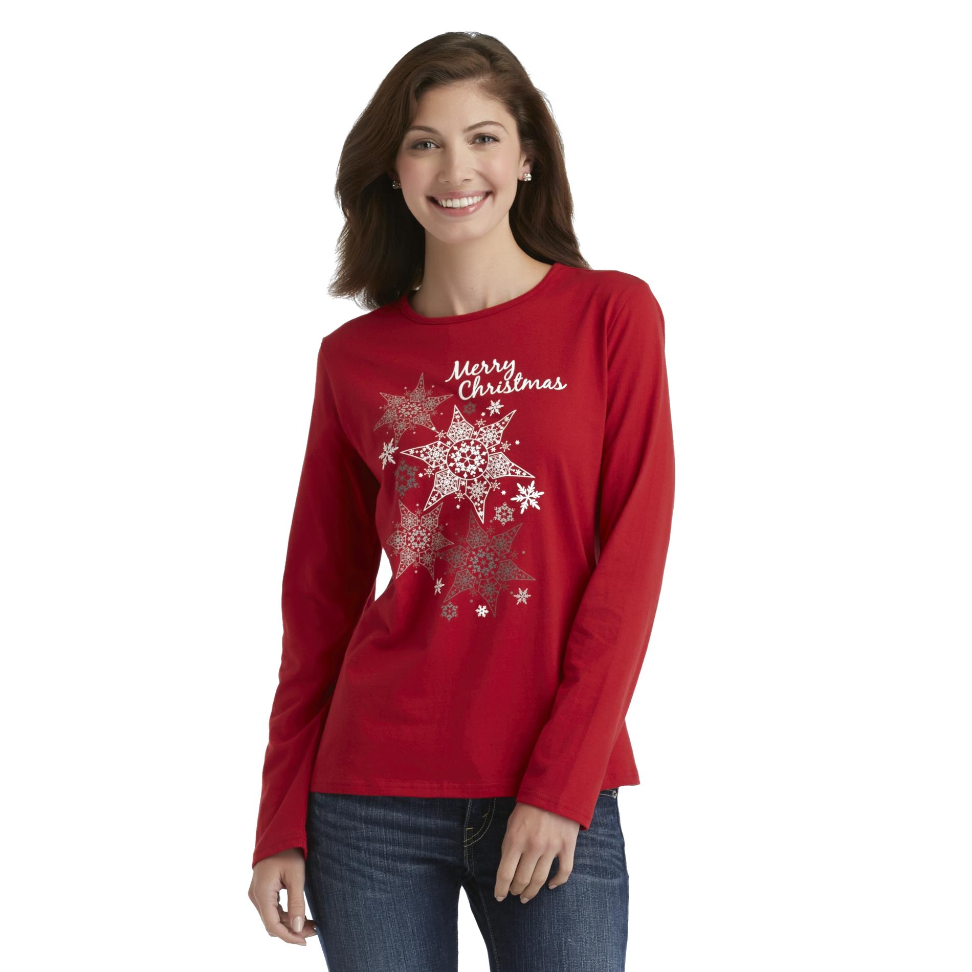 Holiday Editions Women's Christmas T-Shirt - Merry Christmas