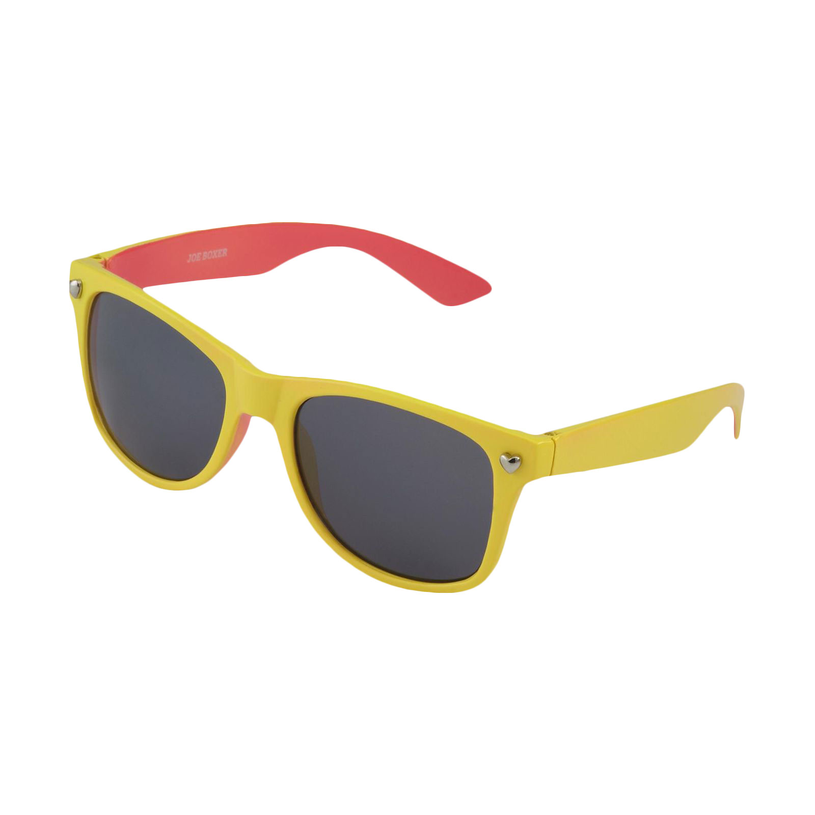 Joe Boxer Women's Neon Yellow & Orange Retro Sunglasses