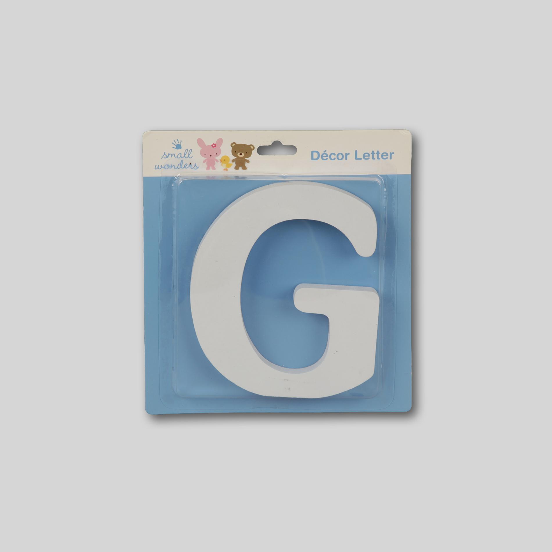 Small Wonders Wooden Letter Wall Decor Letter G