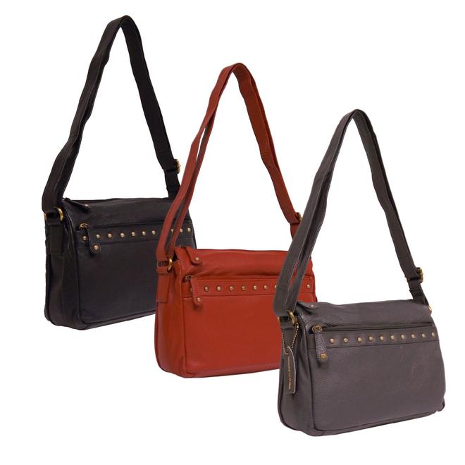 Bueno Haven Small Leather Crossbody Shoulder Bag