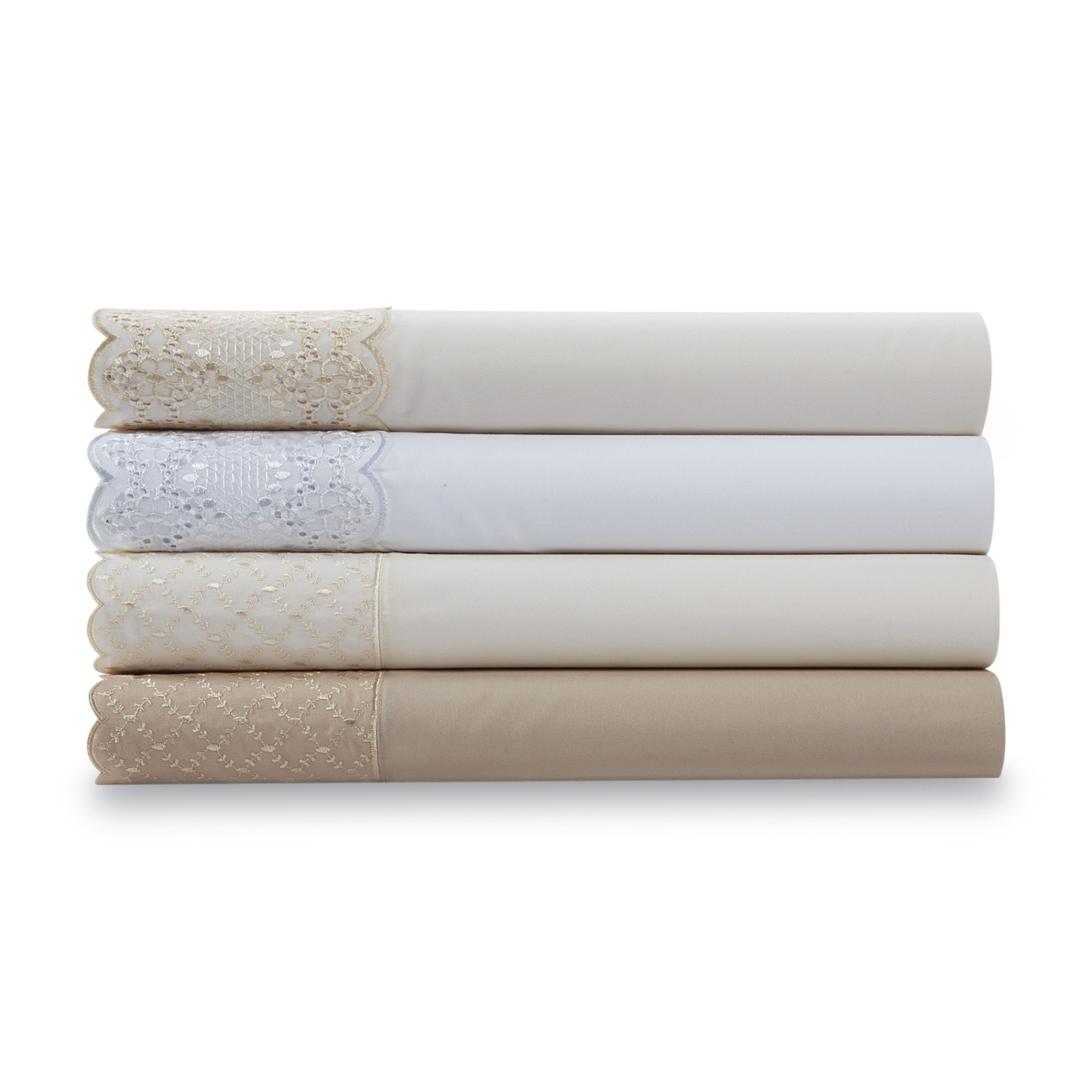 Cannon Embroidered Lace Sheet Set