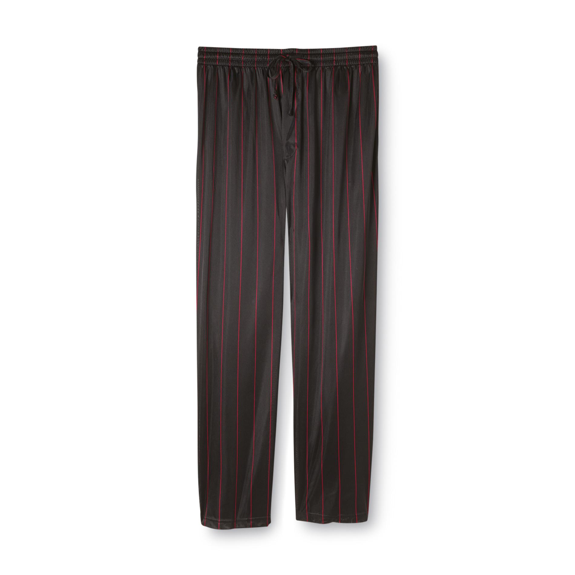 Covington Men's Satin Pajama Pants - Striped