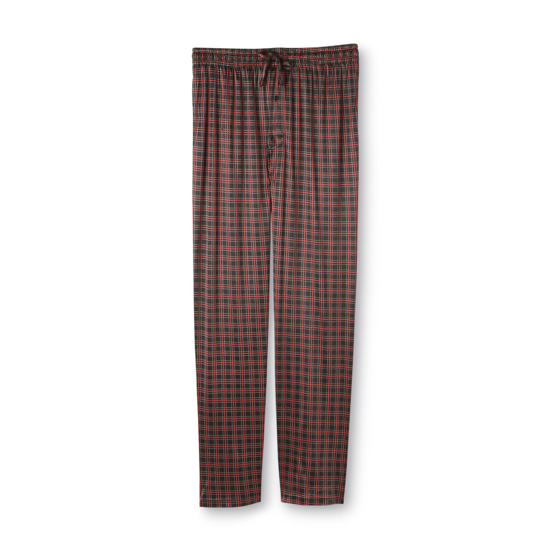 Covington Men's Satin Pajama Pants - Windowpane