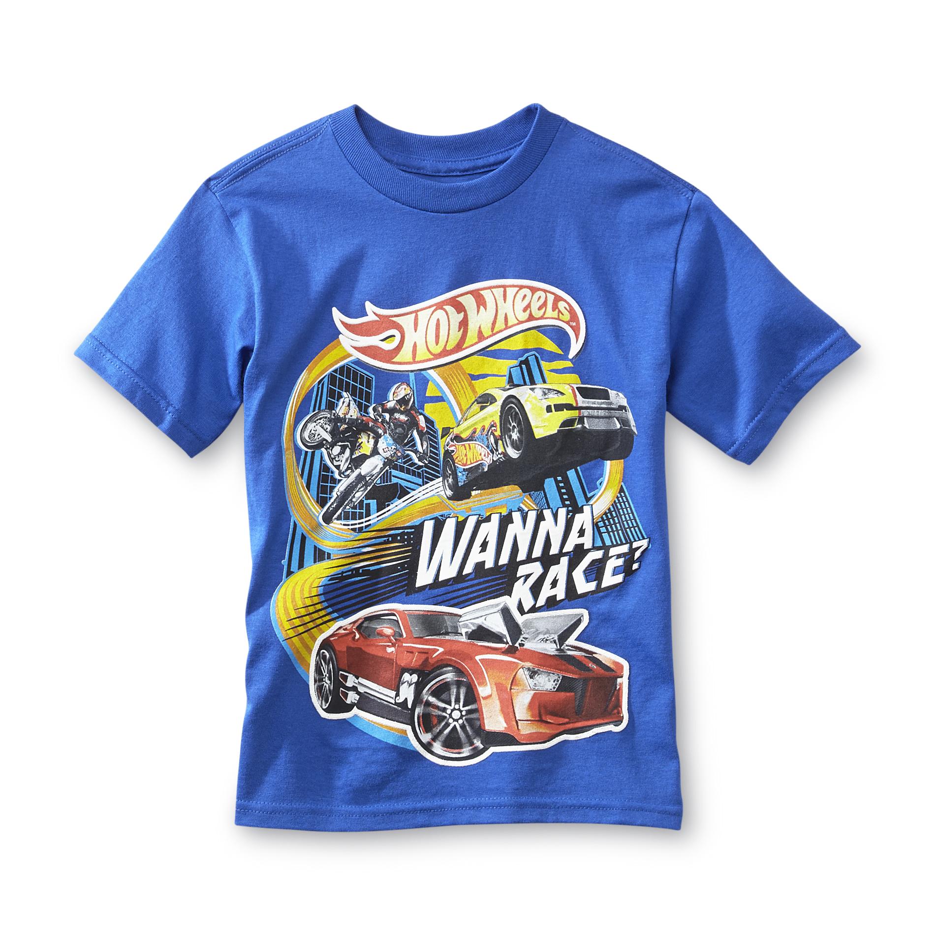 Hot Wheels Boy's Graphic T-Shirt - Race Cars