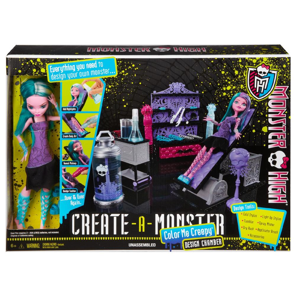 Monster High Create a Monster Color Me Creepy Design Chamber